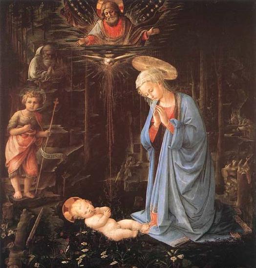 LIPPI, Fra Filippo Madonna in the Forest